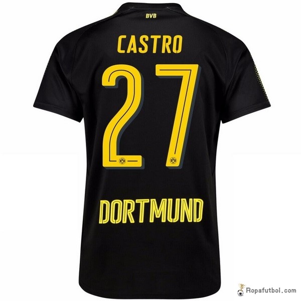 Camiseta Borussia Dortmund Replica Segunda Ropa Castro 2017/18